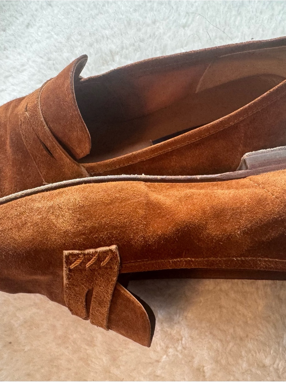 Margaux The Penny Women’s Suede Handmade Loafers